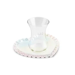 Karaca Teegläser Sets-Rory 12-teiliges Glas Türkisches Teeset für 6 Personen, 14 cm Renksiz