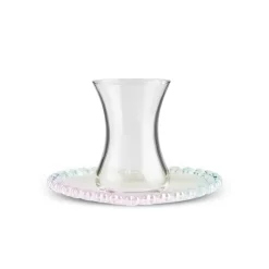 Karaca Teegläser Sets-Rory 12-teiliges Glas Türkisches Teeset für 6 Personen, 14 cm Renksiz