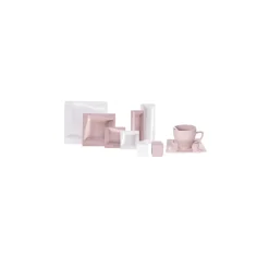 Karaca Frühstücksset Für 6 Personen-Rosalie für 6 Personen Frühstücksset und Servierschalen, 32 Teilig Rosa01