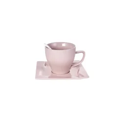 Karaca Frühstücksset Für 6 Personen-Rosalie für 6 Personen Frühstücksset und Servierschalen, 32 Teilig Rosa01