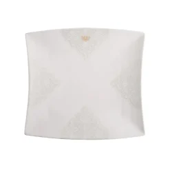 Karaca Frühstücksset Für 6 Personen-Royal Bee 32 teiliges Frühstücksset und Servierschalen Quadrat Weıß01