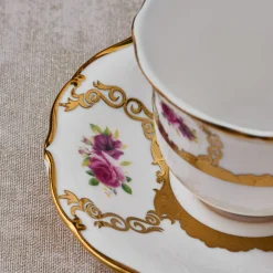 Karaca Mokka & Espressotassen Set-Royal Bone Elizabeth Kaffeetassenset für 6 Personen, 90 ml Multıfarben