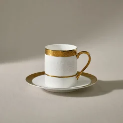 Karaca Mokka & Espressotassen Set-Royal Bone Victoria Kaffeetassenset für 6 Personen, 90 ml Multıfarben