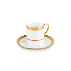 Karaca Mokka & Espressotassen Set-Royal Bone Victoria Kaffeetassenset für 6 Personen, 90 ml Multıfarben