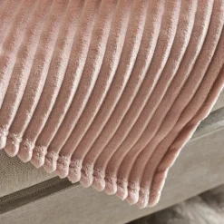 Karaca Decken-Ruby Stripe Wellsoft Doppel Decke, Rosa
