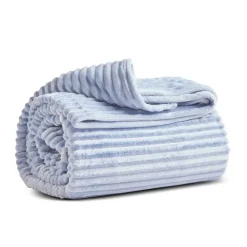 Karaca Decken-Ruby Stripe, Wellsoft TV-Decke, Blau