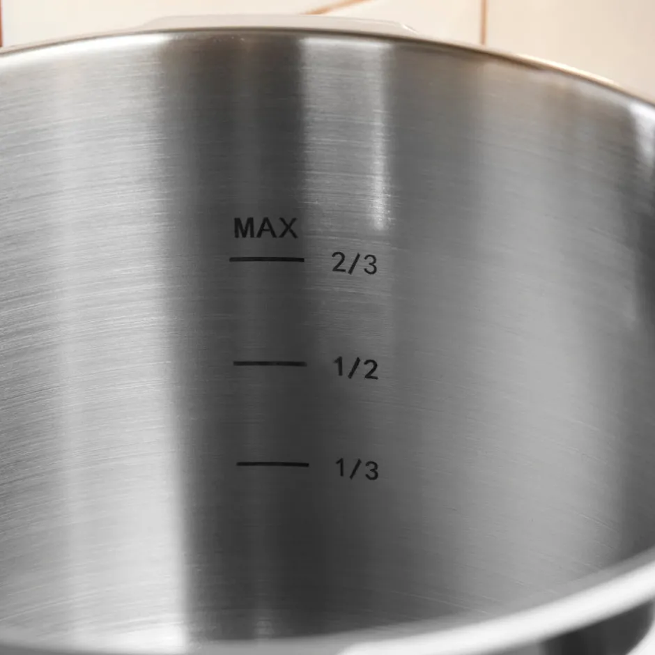 Karaca Schnellkochtopf-Ruggersteel Schnellkochtopf 4+6 Lt Grau
