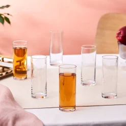 Karaca Gläser-Sets-Saki 195 ml 6-teiliges Erfrischungsgetränk-Gläser-Set Multıcolor