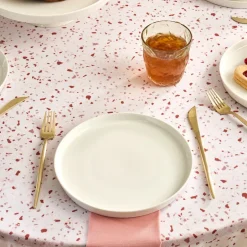 Karaca Kuchenplatte|Frühstücksset Für 6 Personen-Salvare 7-teiliges Serviergeschirr-Set für 6 Personen, weiß Weıß