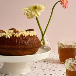 Karaca Kuchenplatte|Frühstücksset Für 6 Personen-Salvare 7-teiliges Serviergeschirr-Set für 6 Personen, weiß Weıß