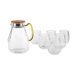 Karaca Gläser-Sets-Savona Wasserset, 7 Teilig Klar