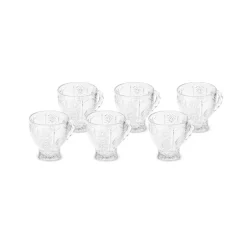 Karaca Teetassen Sets-Seda 6 Personen Glas Tee Cup 180 Ml Klar