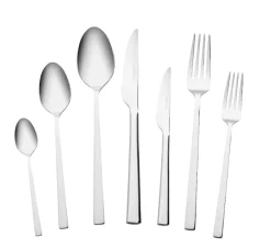 Karaca Bestecksets Für 12 Personen-Serenity Elegance 12-Personen 84-Teiliges Besteckset Platın