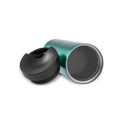 Karaca Thermoskannen-Sheeny Edelstahl Auslaufsicherer Thermobecher 450 ml Grün Green01