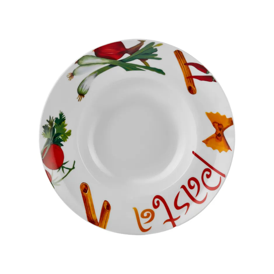 Karaca Kuchenplatte|Tafelservice Für 4 Personen-Sicilia 5 Teiliges 4 Personen Pasta Set Multıfarben