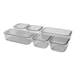Karaca Frühstücksgeschirr-Sienna 6-teiliges Frühstücksset Grau02