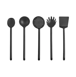 Karaca Backhelfer-Simple 5-teiliges Küchenutensilien-Set, Schwarz Black