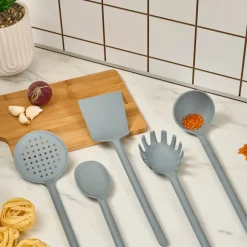 Karaca Backhelfer-Simple 5-teiliges Küchenutensilien-Set, Grau Grey