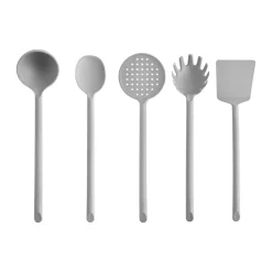 Karaca Backhelfer-Simple 5-teiliges Küchenutensilien-Set, Grau Grey