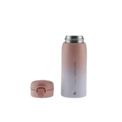 Karaca Thermoskannen-Skyfall Stahl Auslaufsichere Thermoskanne 350 ml Rosa Rosa01