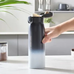 Karaca Thermoskannen-Skyfall Stahl Leakproof Thermos 500 Ml Schwarz Siyah
