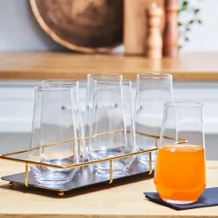 Karaca Gläser-Sets-Sogar 6 Stück Soft Drink Glas 480 ml Klar