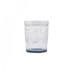 Karaca Wasserglas-Sonnenblume Wasserglas, Blau Blau01