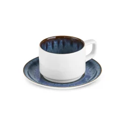 Karaca Teetassen Sets-Sotra Reaktiv 225 Ml Teetasse Für 6 Personen Multıfarben