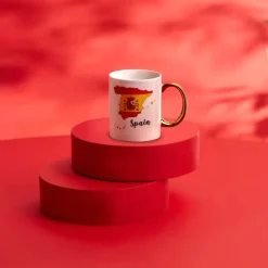 Karaca Mugs & Kaffeebecher-Spanien Tasse, 350 ml Multıfarben