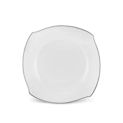 Karaca Tafelservice Für 12 Personen-Square Bone Eterno 53-teiliges 12-Personen Geschirrset Platin Platın