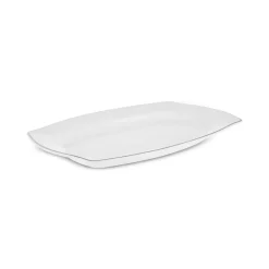 Karaca Tafelservice Für 12 Personen-Square Bone Eterno 53-teiliges 12-Personen Geschirrset Platin Platın