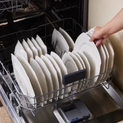 Karaca Tafelservice Für 12 Personen-Square Bone Fancy 53-teiliges Geschirrset für 12 Personen Weıß01