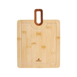 Karaca Schneidebretter-Squarecut 2-teiliges Bambus Schneidebrett