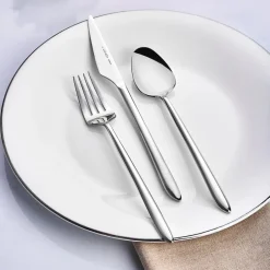 Karaca Bestecksets Für 12 Personen-Stark Premium 84 Teiliges Für 12 Personen Besteck Set Platın