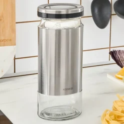 Karaca Salz Und Pfefferstreuer-Stellum, Vorratsglas, 1210ML, Inox