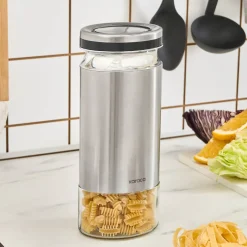 Karaca Salz Und Pfefferstreuer-Stellum, Vorratsglas, 1210ML, Inox
