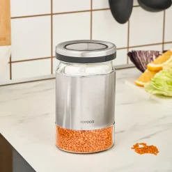 Karaca Salz Und Pfefferstreuer-Stellum, Vorratsglas, 750ML, Inox