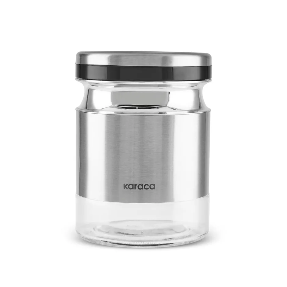 Karaca Salz Und Pfefferstreuer-Stellum, Vorratsglas, 480ML, Inox