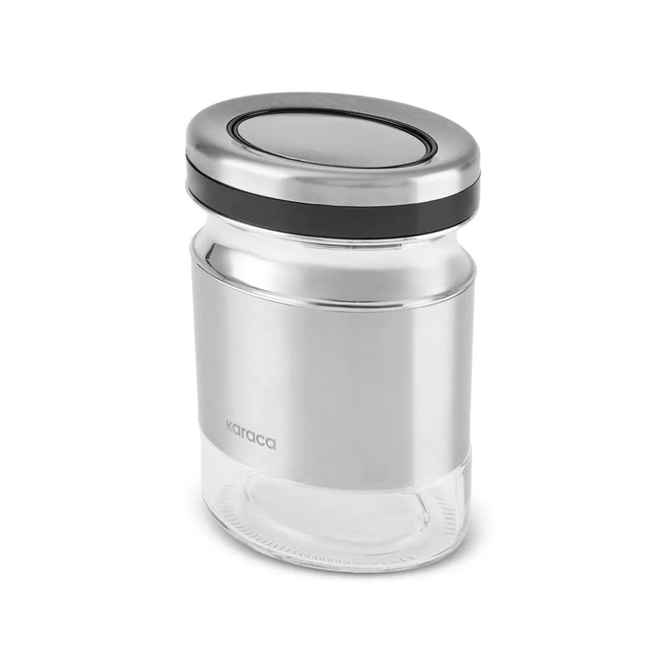 Karaca Salz Und Pfefferstreuer-Stellum, Vorratsglas, 480ML, Inox