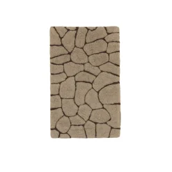 Karaca Badematten-Stone Badvorleger, 50 × 80 cm, Grau