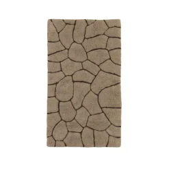 Karaca Badematten-Stone Badvorleger, 60 × 100 cm, Grau