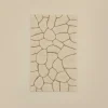 Karaca Badematten-Stone Badvorleger, 60 × 100 cm, Offwhite