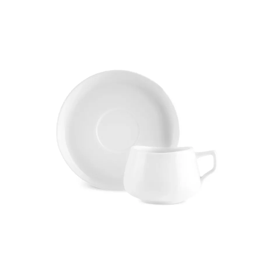 Karaca Frühstücksset Für 6 Personen-Stream Bone Hole, 34-Teiliges 6-Personen Frühstücksset Weıß01