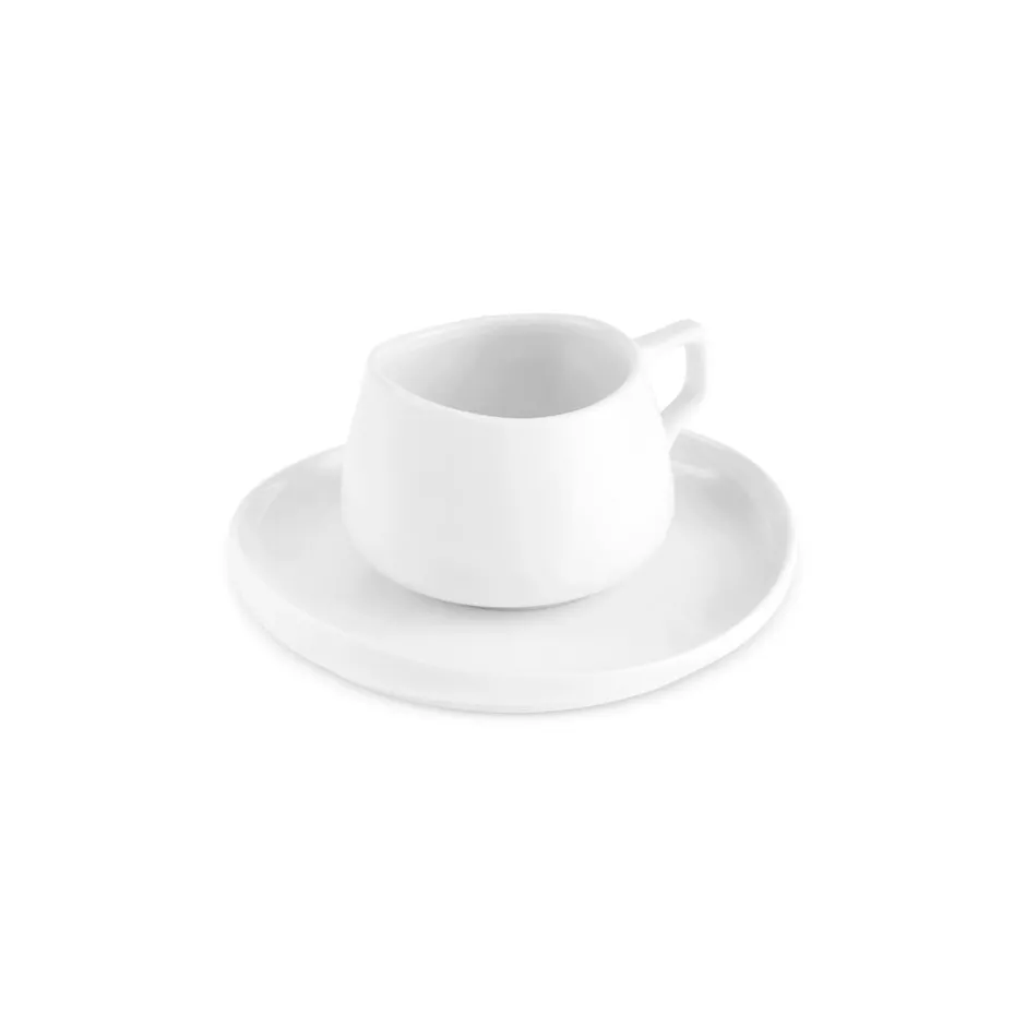Karaca Frühstücksset Für 6 Personen-Stream Bone Hole, 34-Teiliges 6-Personen Frühstücksset Weıß01