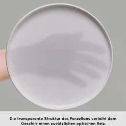 Karaca Frühstücksset Für 6 Personen-Stream Bone Meridian 34-teiliges Frühstücksset für 6 Personen – Weiß Weıß01