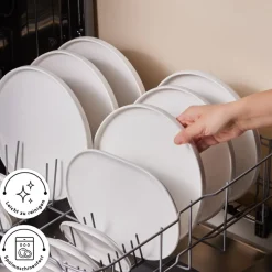 Karaca Frühstücksset Für 6 Personen-Stream Bone Meridian 34-teiliges Frühstücksset für 6 Personen – Weiß Weıß01