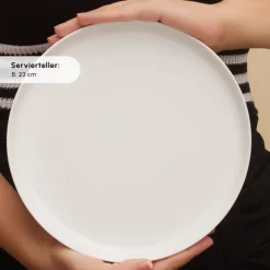 Karaca Frühstücksset Für 6 Personen-Stream Pure Favaro 38-Teiliges 6-Personen Frühstücksset Weıß01