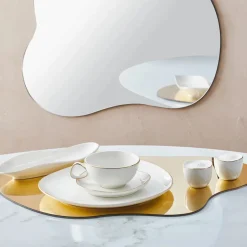 Karaca Frühstücksset Für 6 Personen-Streamline Middle 28 Teile für 6 Personen Frühstücks-/Service-Set Gold
