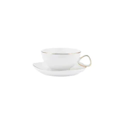 Karaca Frühstücksset Für 6 Personen-Streamline Middle 28 Teile für 6 Personen Frühstücks-/Service-Set Gold