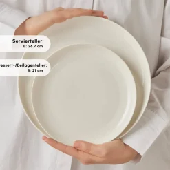 Karaca Tafelservice Für 6 Personen-Streamline Remi 24-teiliges Tafelservice für 6 Personen Beyaz
